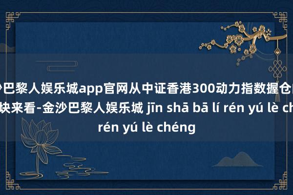 金沙巴黎人娱乐城app官网从中证香港300动力指数握仓的市集板块来看-金沙巴黎人娱乐城 jīn shā bā lí rén yú lè chéng