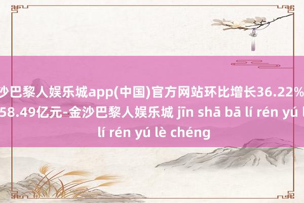 金沙巴黎人娱乐城app(中国)官方网站环比增长36.22%； 签约金额58.49亿元-金沙巴黎人娱乐城 jīn shā bā lí rén yú lè chéng